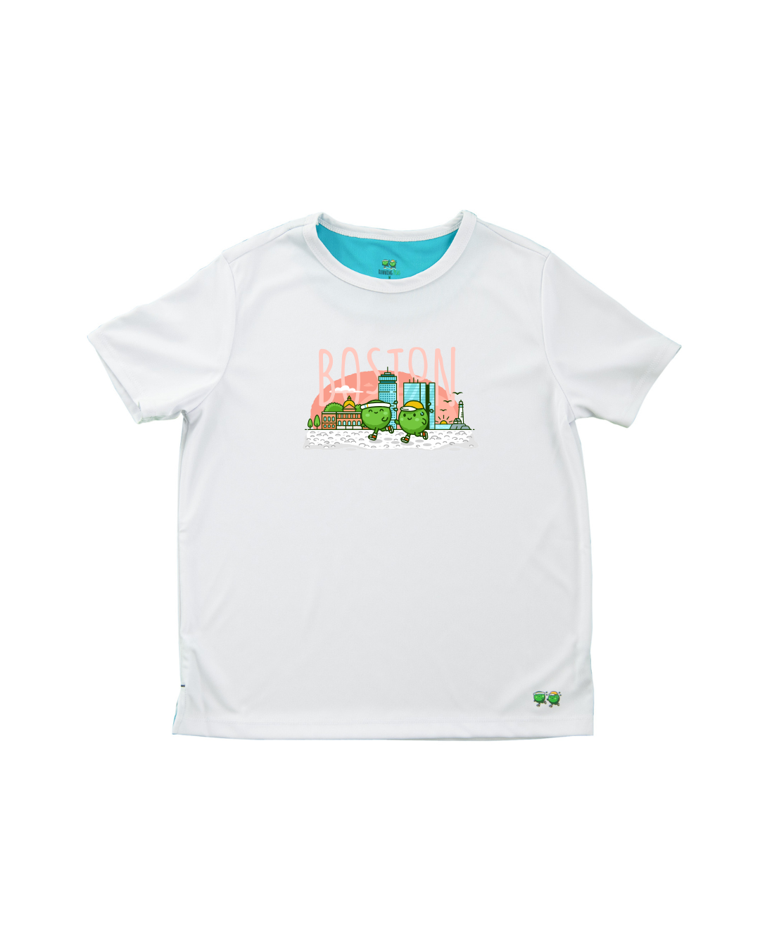 Kids' Boston Running T-Shirt - White