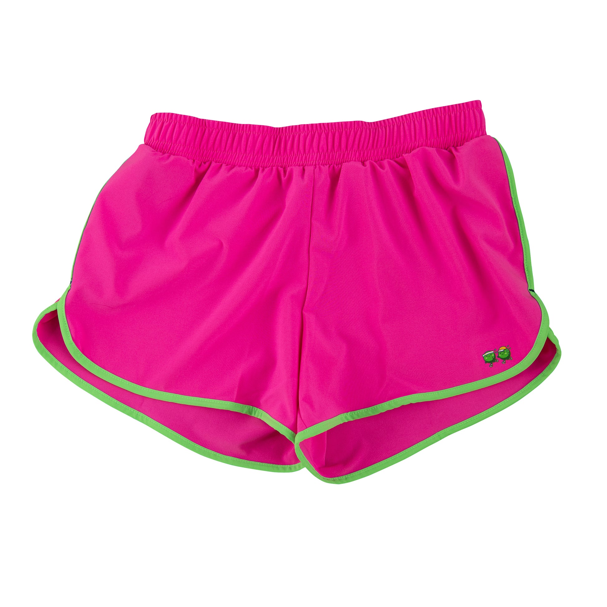 pink kid's running short, child running short, kid's active short